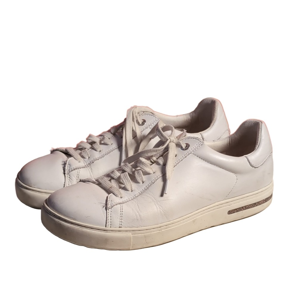 Birkenstock Bend Low Top Sneakers Women's 39 US 8 White Leather Comfort